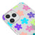 iPhone 11 Pro Colorful Flowers Telefon Kılıfı - Şeffaf - Saydam