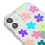iPhone 12 Mini Colorful Flowers Telefon Kılıfı - Şeffaf - Saydam