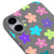 iPhone 17 Colorful Flowers Telefon Kılıfı - Renkli Silikon - Gri