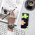 Samsung A04E Colorful Flowers Telefon Kılıfı - Şeffaf - Saydam