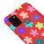Samsung A21 S Colorful Flowers Telefon Kılıfı - Renkli Silikon - Kırmızı