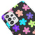 Samsung A52 Colorful Flowers Telefon Kılıfı - Renkli Silikon - Siyah