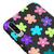 Samsung A70 Colorful Flowers Telefon Kılıfı - Renkli Silikon - Siyah
