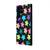 Samsung S24 Ultra Colorful Flowers Telefon Kılıfı - Renkli Silikon - Siyah