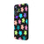 Xiaomi Mi 12 T Colorful Flowers Telefon Kılıfı - Renkli Silikon - Siyah