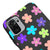 XİAOMİ REDMİ NOTE 10 Colorful Flowers Telefon Kılıfı - Renkli Silikon - Siyah