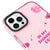 iPhone 13 Pro Max In My Shining Era Telefon Kılıfı - Artycase - Simli Pembe