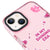 iPhone 14 In My Shining Era Telefon Kılıfı - Artycase - Simli Pembe