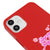 iPhone 12 Mini Jelly Girl Telefon Kılıfı - Renkli Silikon - Kırmızı