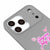 iPhone 17 Pro Max Jelly Girl Telefon Kılıfı - Renkli Silikon - Gri