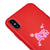 iPhone XS Max Jelly Girl Telefon Kılıfı - Renkli Silikon - Kırmızı