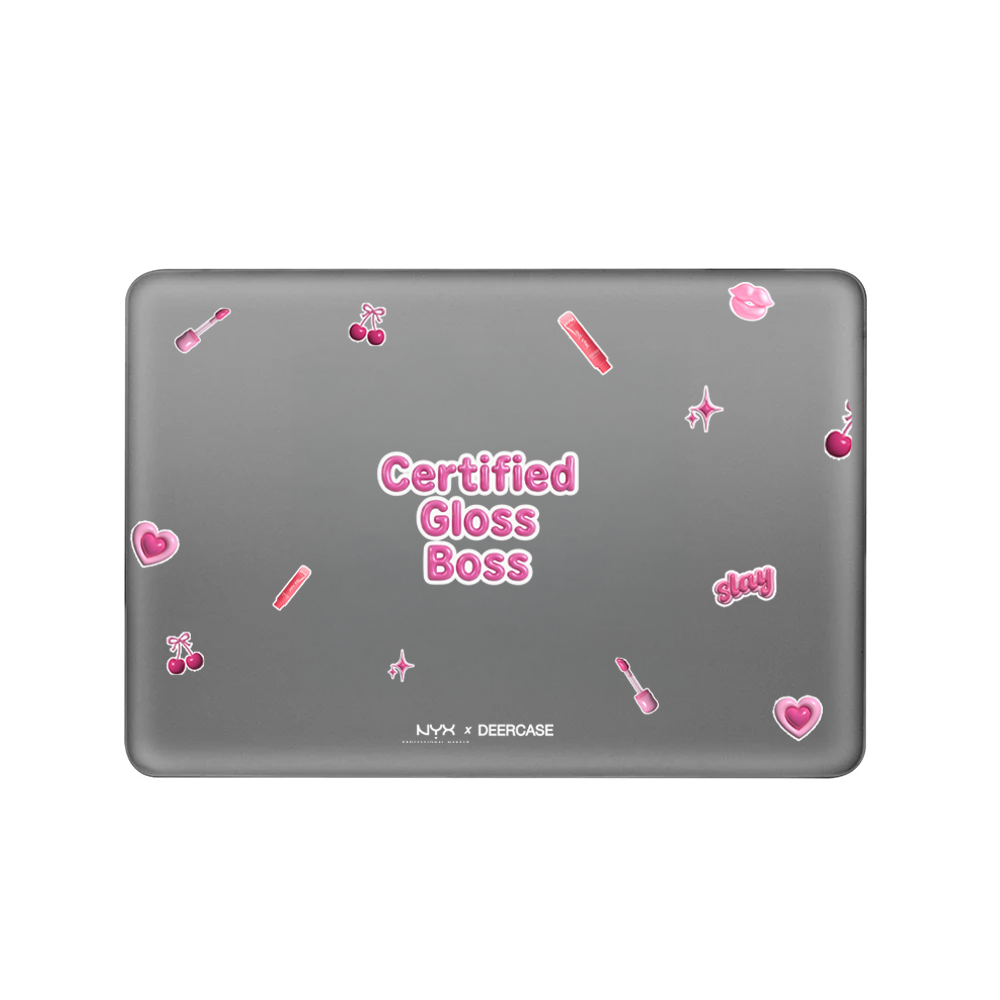Macbook Pro Sert Kapaklı Certified Desenli Kılıf