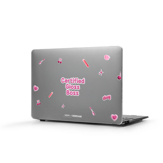 Macbook Pro Sert Kapaklı Certified Desenli Kılıf