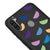 Samsung M11 Oliz Slice Telefon Kılıfı - Renkli Silikon - Siyah