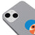 iPhone 15 Plus Oliz Eye Telefon Kılıfı - Renkli Silikon - Gri