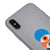 iPhone XS Max Oliz Eye Telefon Kılıfı - Renkli Silikon - Gri
