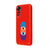 Xiaomi Redmi Note 11 Oliz Eye Telefon Kılıfı - Renkli Silikon - Kırmızı