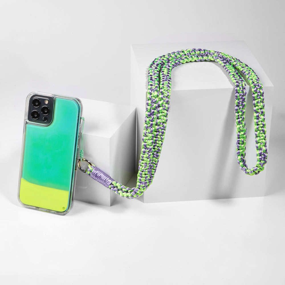Telefon Boyun Askılığı Yeşil Lila
