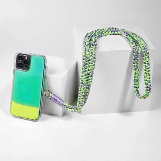 Telefon Boyun Askılığı Yeşil Lila