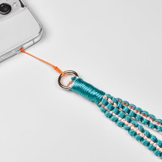 Telefon Boyun Askılığı Pembe Yeşil