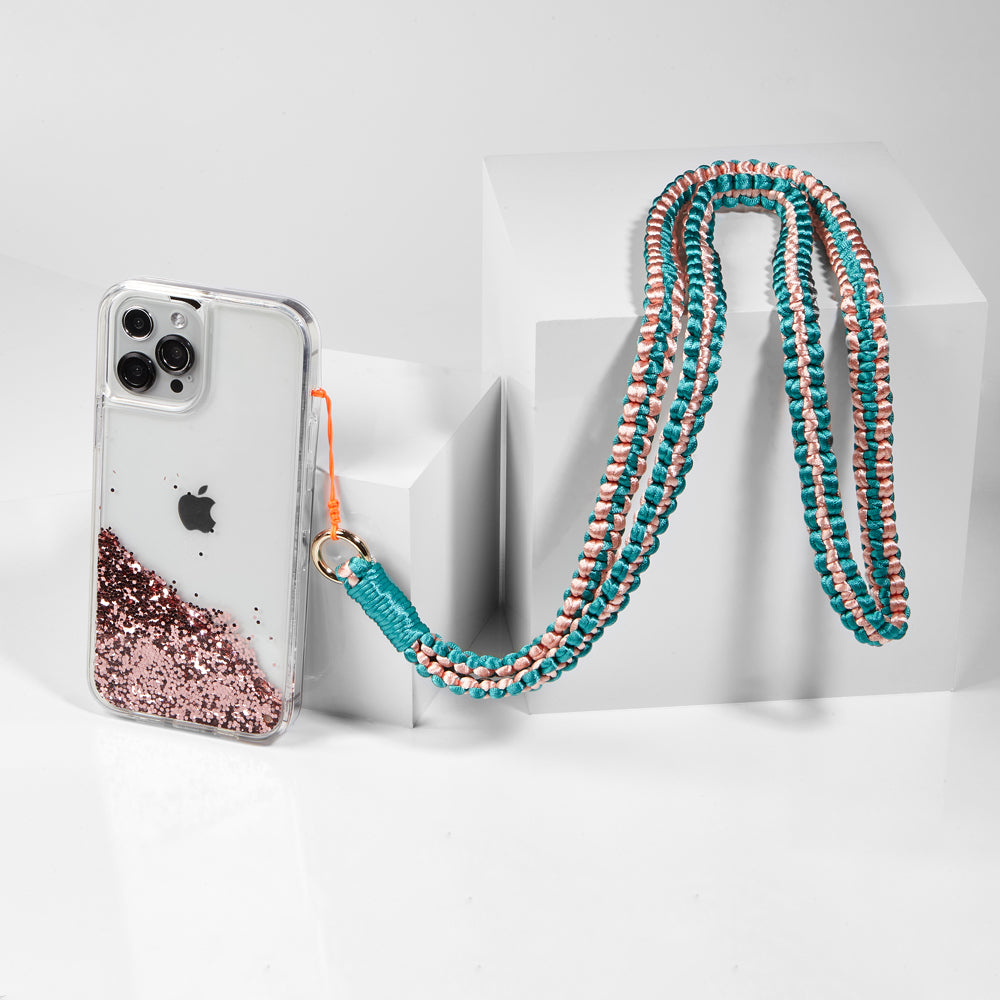 Telefon Boyun Askılığı Pembe Yeşil