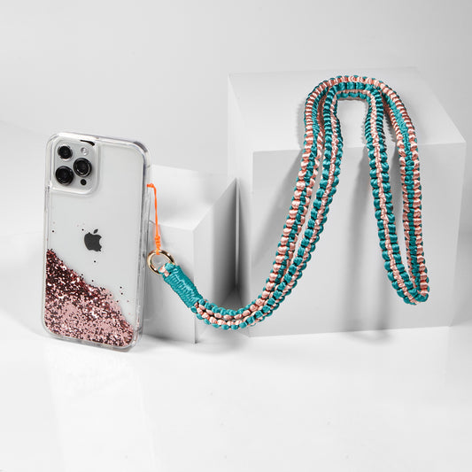 Telefon Boyun Askılığı Pembe Yeşil