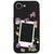 iPhone 17e Rock Star Polaroid Telefon Kılıfı - Renkli Silikon - Siyah