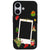 iPhone 17 Noel Polaroid Telefon Kılıfı - Renkli Silikon - Siyah