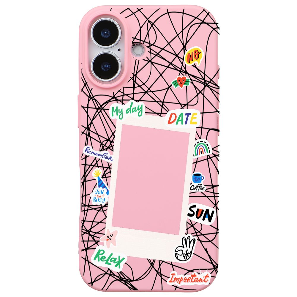 RenkliSilikonPembe