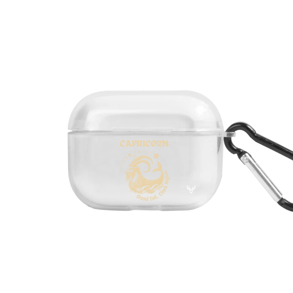 Apple AirPods Pro 3 Burçlar Capricorn Astrology Şeffaf Kılıf