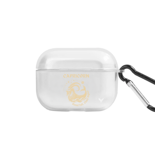 Apple AirPods Pro 3 Burçlar Capricorn Astrology Şeffaf Kılıf