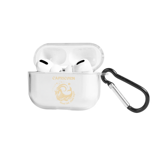 Apple AirPods Pro 2 Burçlar Capricorn Astrology Şeffaf Kılıf