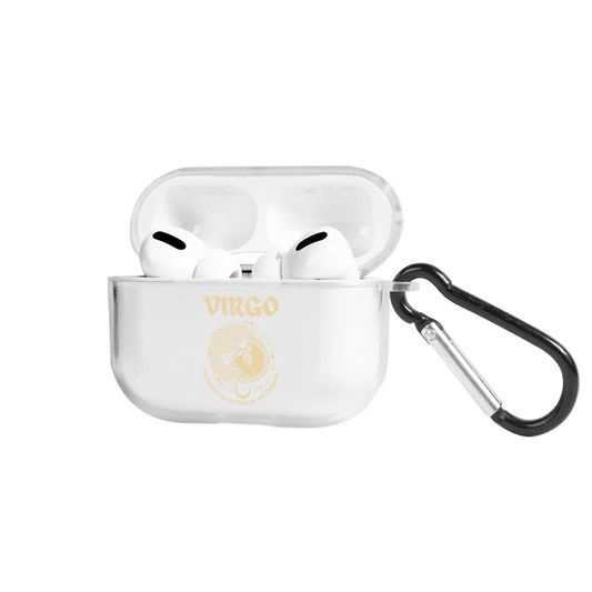 Apple AirPods Pro 2 Burçlar Virgo Astrology Şeffaf Kılıf