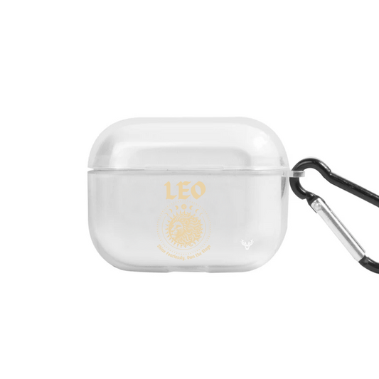 Apple AirPods Pro 2 Burçlar Leo Astrology Şeffaf Kılıf