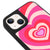 iPhone 15 Pembe Kalpik Telefon Kılıfı - Glossy - Popsoketsiz