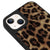 iPhone 14 Plus Brown Leopar Telefon Kılıfı - Glossy - Popsoketsiz