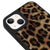iPhone 15 Plus Brown Leopar Telefon Kılıfı - Glossy - Popsoketsiz