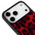 iPhone 18 Pro Red Leopar Telefon Kılıfı - Glossy - Popsoketsiz