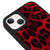 iPhone 15 Plus Red Leopar Telefon Kılıfı - Glossy - Popsoketsiz