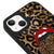 iPhone 15 Plus Leopar Stones Telefon Kılıfı - Glossy - Popsoketsiz