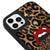 iPhone 15 Pro Leopar Stones Telefon Kılıfı - Glossy - Popsoketsiz