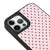 iPhone 12 Pro Pembe Kahverengi Benekler Telefon Kılıfı - Glossy - Popsoketsiz