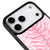 iPhone 18 Pro Max Pembe Zebra Telefon Kılıfı - Glossy - Popsoketsiz