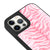 iPhone 12 Pro Pembe Zebra Telefon Kılıfı - Glossy - Popsoketsiz