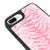 iPhone 7 Plus Pembe Zebra Telefon Kılıfı - Glossy - Popsoketsiz