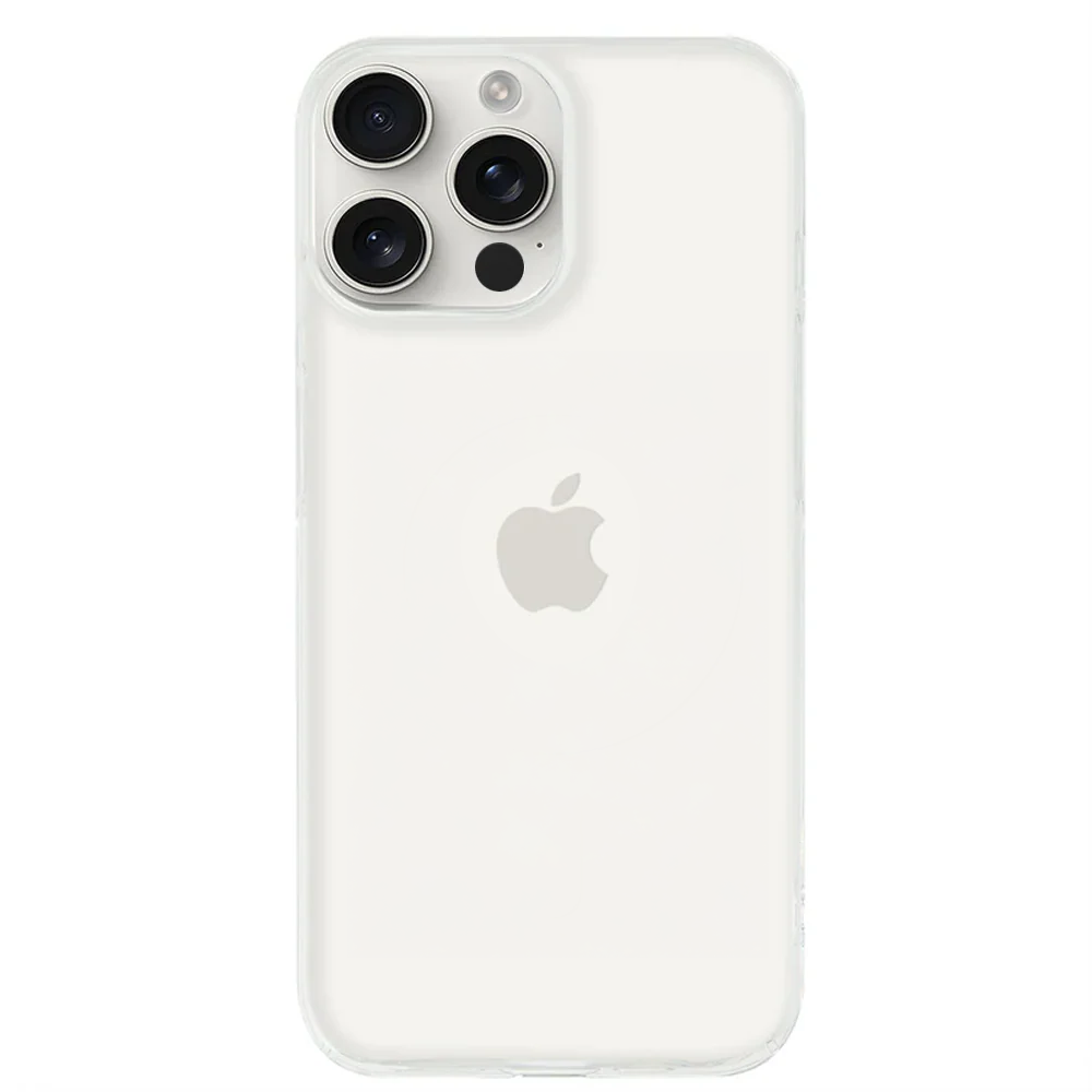 iPhone 16 Pro Max İnce Mika Şeffaf Premium Telefon Kılıfı