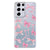 Samsung S21 Ultra Pinky Ribbons Şeffaf Telefon Kılıfı - Şeffaf - Saydam