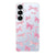 Samsung S25 Pinky Ribbons Şeffaf Telefon Kılıfı - Şeffaf - Saydam