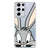 Samsung S21 Ultra Cute Bunny Şeffaf Telefon Kılıfı - Şeffaf - Saydam