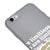 iPhone 6 Plus Limitless Telefon Kılıfı - Renkli Silikon - Gri